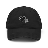 "Love" Distressed Dad Hat